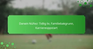 Darwin Núñez: Tidlig liv, Familiebakgrunn, Karriereoppstart